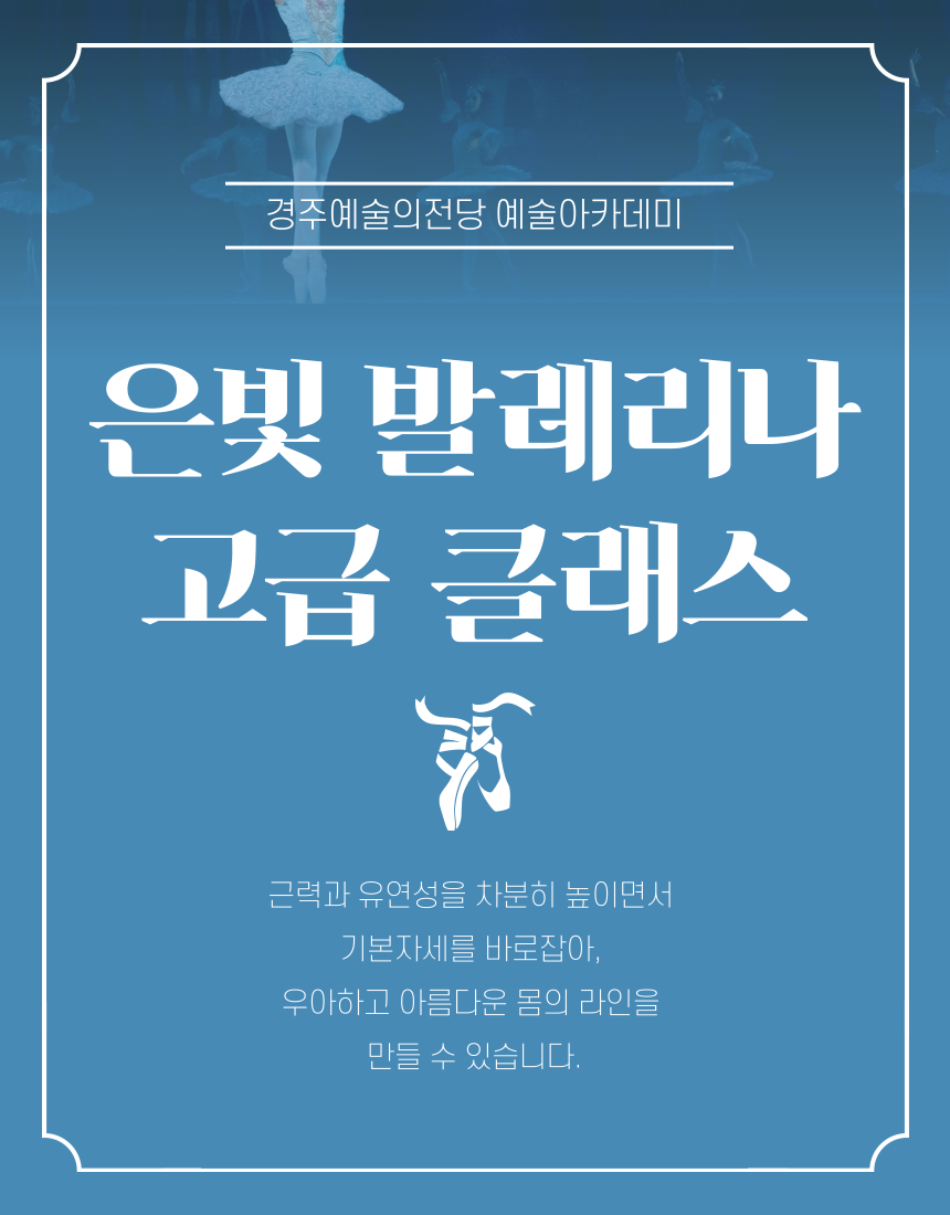 <실버특화> 은빛 발레리나 - 고급