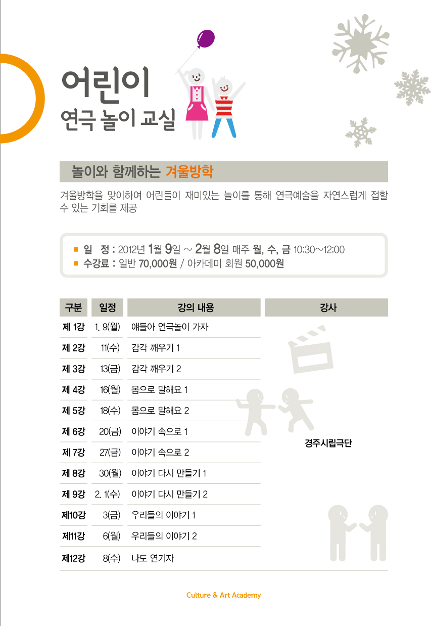 어린이 연극 놀이 교실